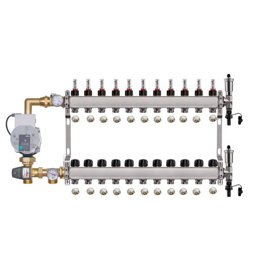 Przejdź do produktu ROZDZIELACZ NIERDZEWNY DO PODŁOGÓWKI 11 z GRUPĄ POMPOWĄ WILO + ZŁĄCZKI PEX