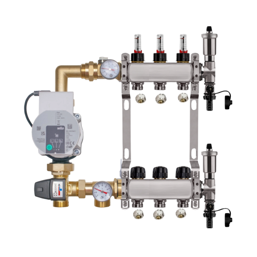 Przejdź do produktu ROZDZIELACZ NIERDZEWNY DO PODŁOGÓWKI 3 z GRUPĄ POMPOWĄ WILO + ZŁĄCZKI PEX