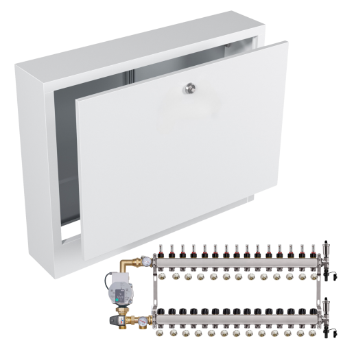 Przejdź do produktu ROZDZIELACZ NIERDZEWNY DO PODŁOGÓWKI 15 Z POMPĄ WILO+SKRZYNKA NATYNKOWA+PEX