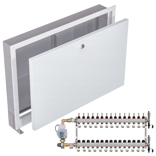 Przejdź do produktu ROZDZIELACZ NIERDZEWNY DO PODŁOGÓWKI 15 POMPA WILO+SKRZYNKA PODTYNKOWA+PEX
