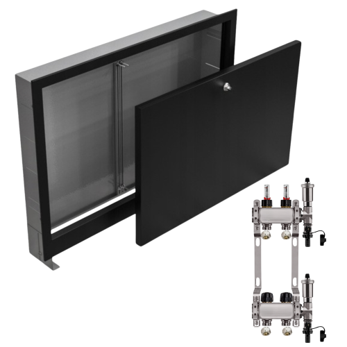 Przejdź do produktu ROZDZIELACZ NIERDZEWNY PODŁOGÓWKI 2+ SKRZYNKA PODTYNKOWA CZARNA+PEX