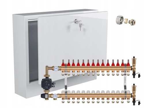 Przejdź do produktu ROZDZIELACZ MOSIĘŻNY PODŁOGÓWKI 14 Z POMPĄ GRUNDFOS+SKRZYNKA NATYNKOWA+PEX