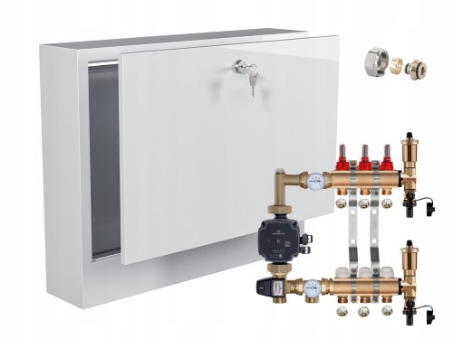 Przejdź do produktu ROZDZIELACZ MOSIĘŻNY PODŁOGÓWKI 3 Z POMPĄ GRUNDFOS+SKRZYNKA NATYNKOWA+PEX