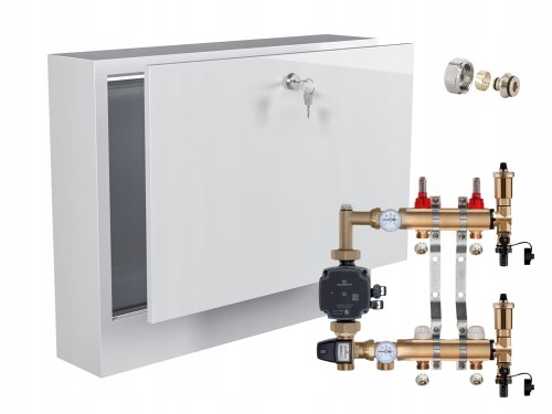 Przejdź do produktu ROZDZIELACZ MOSIĘŻNY PODŁOGÓWKI 2 Z POMPĄ GRUNDFOS+SKRZYNKA NATYNKOWA+PEX