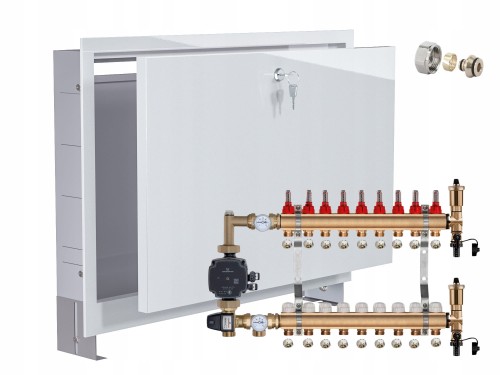 Przejdź do produktu ROZDZIELACZ MOSIĘŻNY PODŁOGÓWKI 9 Z POMPĄ GRUNDFOS+SKRZYNKA PODTYNKOWA+PEX