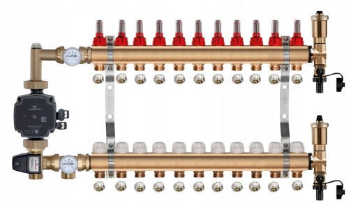 Przejdź do produktu ROZDZIELACZ MOSIĘŻNY PODŁOGÓWKI 11 + GRUPA POMPOWA GRUNDFOS + ZŁĄCZKI PEX