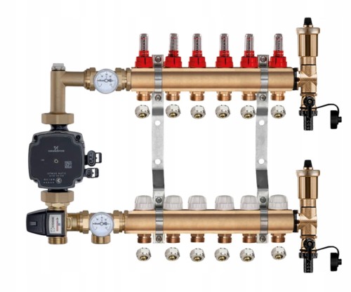 Przejdź do produktu ROZDZIELACZ MOSIĘŻNY PODŁOGÓWKI 7 + GRUPA POMPOWA GRUNDFOS + ZŁĄCZKI PEX