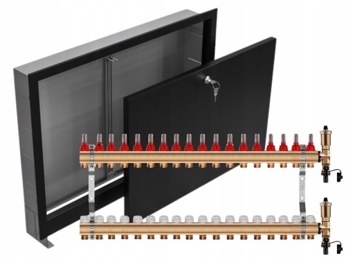 Przejdź do produktu ROZDZIELACZ MOSIĘŻNY 18 SEKCJE + SKRZYNKA PODTYNKOWA CZARNA
