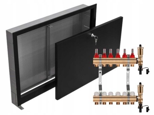 Przejdź do produktu ROZDZIELACZ MOSIĘŻNY 6 SEKCJE + SKRZYNKA PODTYNKOWA CZARNA