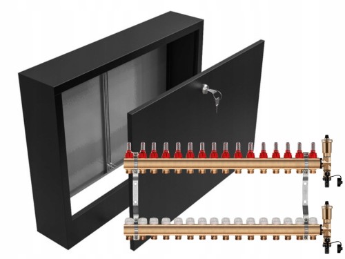 Przejdź do produktu ROZDZIELACZ MOSIĘŻNY 16 SEKCJE + SKRZYNKA NATYNKOWA CZARNA