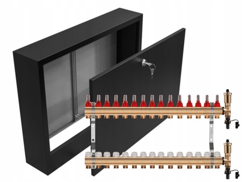 Przejdź do produktu ROZDZIELACZ MOSIĘŻNY 15 SEKCJE + SKRZYNKA NATYNKOWA CZARNA