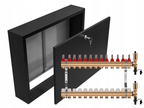 Przejdź do produktu ROZDZIELACZ MOSIĘŻNY 13 SEKCJE + SKRZYNKA NATYNKOWA CZARNA