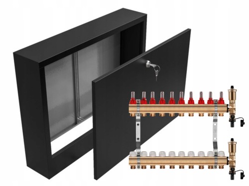 Przejdź do produktu ROZDZIELACZ MOSIĘŻNY 10 SEKCJE + SKRZYNKA NATYNKOWA CZARNA