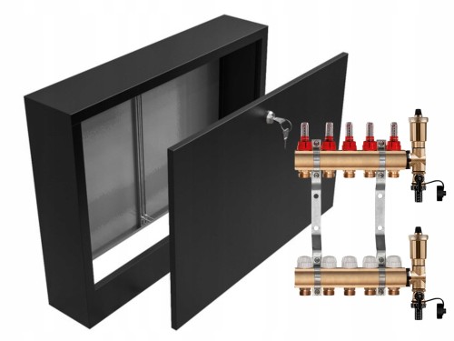 Przejdź do produktu ROZDZIELACZ MOSIĘŻNY 5 SEKCJE + SKRZYNKA NATYNKOWA CZARNA
