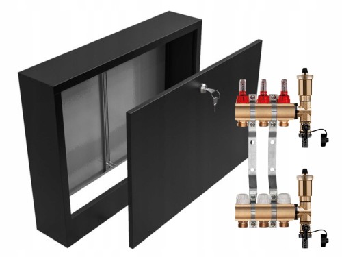Przejdź do produktu ROZDZIELACZ MOSIĘŻNY 3 SEKCJE + SKRZYNKA NATYNKOWA CZARNA