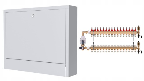 Przejdź do produktu ROZDZIELACZ MOSIĘŻNY DO PODŁOGÓWKI 16 Z POMPĄ WILO+SKRZYNKA NATYNKOWA+PEX
