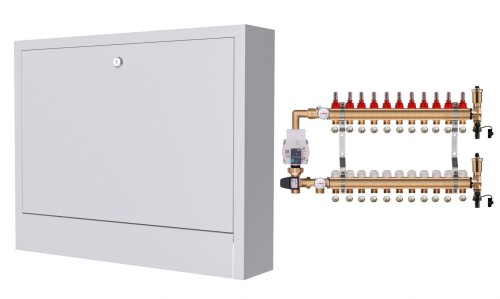 Przejdź do produktu ROZDZIELACZ MOSIĘŻNY DO PODŁOGÓWKI 11 Z POMPĄ WILO+SKRZYNKA NATYNKOWA+PEX