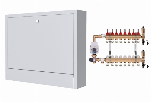 Przejdź do produktu ROZDZIELACZ MOSIĘŻNY DO PODŁOGÓWKI 8 Z POMPĄ WILO+SKRZYNKA NATYNKOWA+PEX