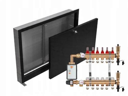 Przejdź do produktu ROZDZIELACZ MOSIĘŻNY PODŁOGÓWKI 7+POMPA WITA+SKRZYNKA PODTYNKOWA CZARNA+PEX