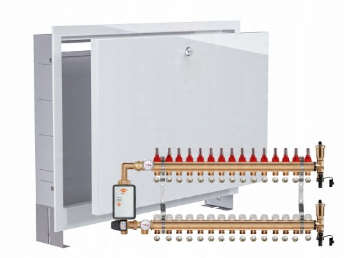 Przejdź do produktu ROZDZIELACZ MOSIĘŻNY PODŁOGOWY 15+POMPA WITA GO.TEC+SKRZYNKA PODTYNKOWA+PEX