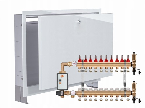 Przejdź do produktu ROZDZIELACZ MOSIĘŻNY PODŁOGOWY 10+POMPA WITA GO.TEC+SKRZYNKA PODTYNKOWA+PEX