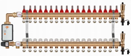 Przejdź do produktu ROZDZIELACZ MOSIĘŻNY PODŁOGOWY 18 + GRUPA POMPOWA WITA GO.TEC + ZŁĄCZKI PEX