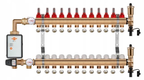Przejdź do produktu ROZDZIELACZ MOSIĘŻNY PODŁOGOWY 12 + GRUPA POMPOWA WITA GO.TEC + ZŁĄCZKI PEX