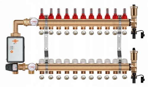 Przejdź do produktu ROZDZIELACZ MOSIĘŻNY PODŁOGOWY 11 + GRUPA POMPOWA WITA GO.TEC + ZŁĄCZKI PEX
