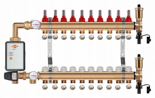 Przejdź do produktu ROZDZIELACZ MOSIĘŻNY PODŁOGOWY 10 + GRUPA POMPOWA WITA GO.TEC + ZŁĄCZKI PEX