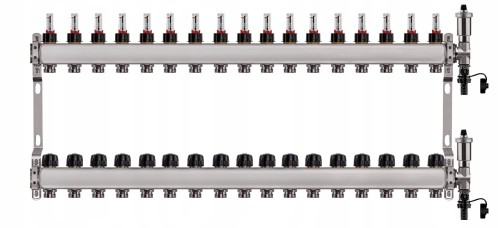 Przejdź do produktu ROZDZIELACZ DO PODŁOGÓWKI 18 OBWODY NIERDZEWNY DO OGRZEWANIA PODŁOGOWEGO
