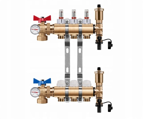 Przejdź do produktu ROZDZIELACZ PODŁOGÓWKI 3 OBWODY + ZAWOR KULOWY KĄTOWY + TERMOMETR + PEX