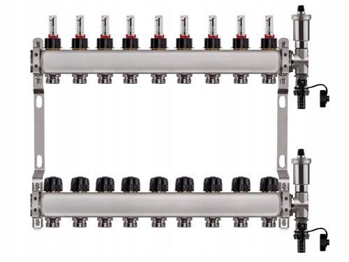 Przejdź do produktu ROZDZIELACZ DO PODŁOGÓWKI 9 OBWODY NIERDZEWNY DO OGRZEWANIA PODŁOGOWEGO