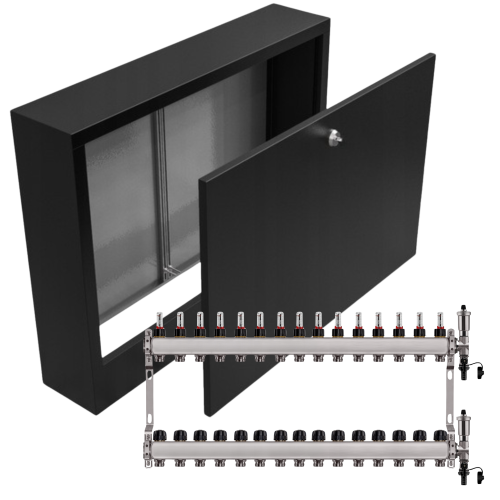 Przejdź do produktu ROZDZIELACZ NIERDZEWNY PODŁOGÓWKI 15+ SKRZYNKA NATYNKOWA CZARNA