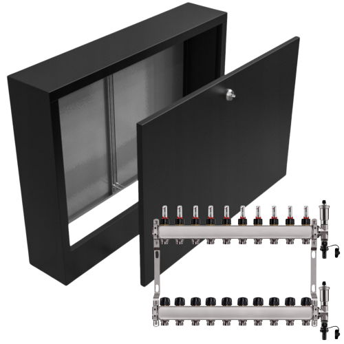 Przejdź do produktu ROZDZIELACZ NIERDZEWNY PODŁOGÓWKI 10+ SKRZYNKA NATYNKOWA CZARNA