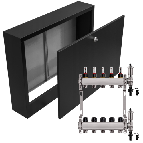 Przejdź do produktu ROZDZIELACZ NIERDZEWNY PODŁOGÓWKI 5+ SKRZYNKA NATYNKOWA CZARNA