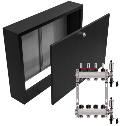 Przejdź do produktu ROZDZIELACZ NIERDZEWNY PODŁOGÓWKI 4+ SKRZYNKA NATYNKOWA CZARNA