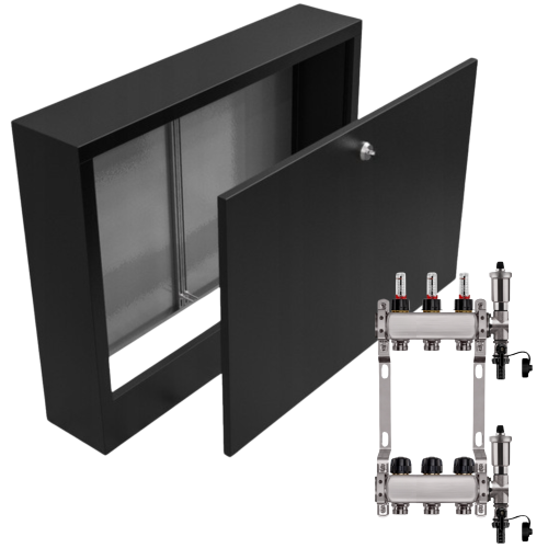 Przejdź do produktu ROZDZIELACZ NIERDZEWNY PODŁOGÓWKI 3+ SKRZYNKA NATYNKOWA CZARNA
