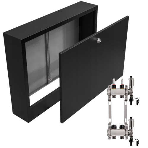 Przejdź do produktu ROZDZIELACZ NIERDZEWNY PODŁOGÓWKI 2+ SKRZYNKA NATYNKOWA CZARNA