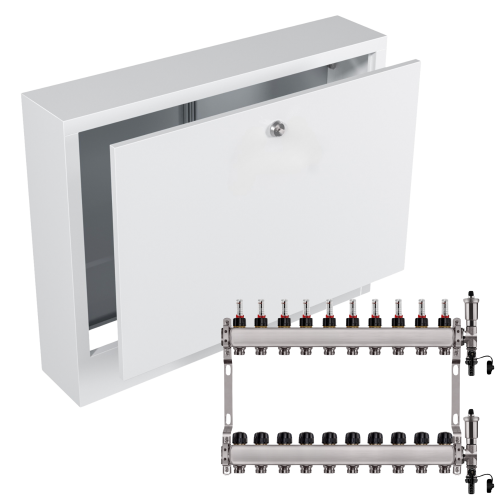 Przejdź do produktu ROZDZIELACZ NIERDZEWNY PODŁOGÓWKI 10+ SKRZYNKA NATYNKOWA BIAŁA