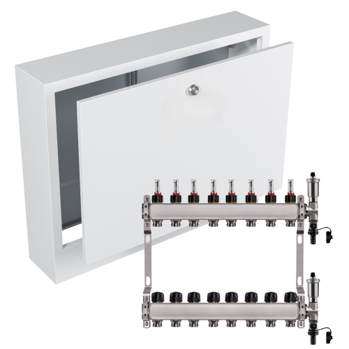 Przejdź do produktu ROZDZIELACZ NIERDZEWNY PODŁOGÓWKI 8+ SKRZYNKA NATYNKOWA BIAŁA