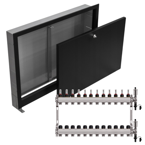 Przejdź do produktu ROZDZIELACZ NIERDZEWNY PODŁOGÓWKI 12+ SKRZYNKA PODTYNKOWA CZARNA