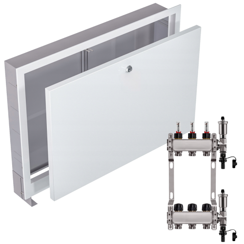 Przejdź do produktu ROZDZIELACZ NIERDZEWNY PODŁOGÓWKI 3+ SKRZYNKA PODTYNKOWA BIAŁA