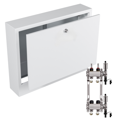 Przejdź do produktu ROZDZIELACZ NIERDZEWNY PODŁOGÓWKI 2+ SKRZYNKA NATYNKOWA BIAŁA+PEX